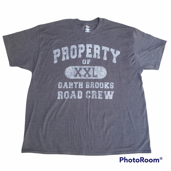 GARTH BROOKS Gray Concert Tee | Size XL - Picture 2 of 5